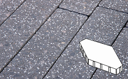 Плитка тротуарная Готика, Granite FINERRO, Зарядье без фаски, Ильменит, 600*400*100 мм