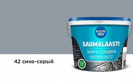 Затирка Kiilto Saumalaasti для плитки, цвет 42 сине-серый, 10 кг