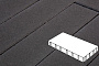 Плитка тротуарная Готика Profi, Плита, черный, частичный прокрас, с/ц, 600*400*60 мм