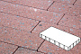 Плитка тротуарная Готика, Granite FINO, Плита без фаски, Травертин, 600*200*100 мм