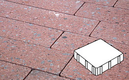 Плитка тротуарная Готика, City Granite FINO, Квадрат, Травертин, 300*300*80 мм