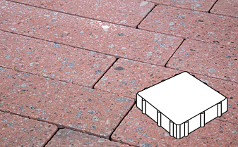 Плитка тротуарная Готика, City Granite FINO, Квадрат, Травертин, 300*300*80 мм