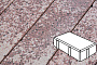 Плитка тротуарная Готика, Granite FINERRO, Брусчатка В.2.П.10/Г.2.П.10, Сансет, 200*100*100 мм