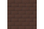 Плитка тротуарная SteinRus Прямоугольник Лайн В.6.П.8, гладкая, коричневый, 200*100*80 мм