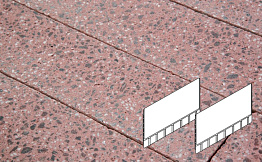 Плитка тротуарная Готика, City Granite FINO, Плита AI, Ладожский, 700*500*80 мм
