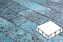 Плитка тротуарная Готика, City Granite FINO, Квадрат, Азул Бахия, 300*300*80 мм