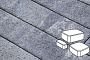 Плитка тротуарная Готика Natur FERRO, Классика, Монохром, комплект 3 шт, толщина 60 мм