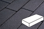 Плитка тротуарная Готика Profi, Картано, суперчерный, Серый цемент, с/ц, 300*150*100 мм