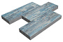 Плитка тротуарная SteinRus Аликанте Б.2.П.8, гладкая, Амбер, 900*300*80 мм