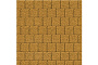 Плитка тротуарная SteinRus Квадрат Лайн малый Б.2.К.6, Native, желтый, 100*100*60 мм