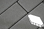 Плитка тротуарная Готика Profi, Зарядье без фаски, серый, полный прокрас, с/ц, 600*400*100 мм