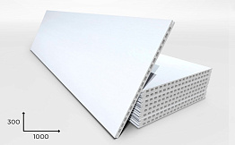Керамогранитная плита Faveker GA20 для НФС, Blanco, 1000*300*20 мм