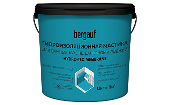 Гидроизоляционная мастика Bergauf HYDRO-TEC MEMBRANE, 13 кг