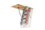 Металлическая лестница FAKRO LML Lux, высота 3050 мм, размер люка 700*1400 мм