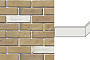 Декоративный кирпич White Hills Терамо брик 2 угловой элемент цвет 361-15