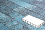 Плитка тротуарная Готика, City Granite FINO, Плита, Азул Бахия, 400*200*80 мм