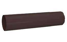 Водосточная труба BRAAS, 3 м, 125/90 мм, сталь, темно-коричневый