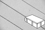Плитка тротуарная Готика Profi, Брусчатка, светло-серый, частичный прокрас, с/ц, 200*100*60 мм
