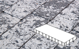 Плита тротуарная Готика Granite FINERRO, Диорит 800*400*80 мм