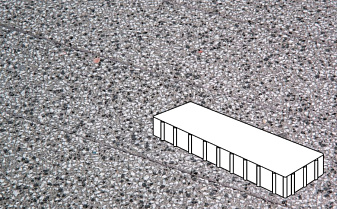 Плитка тротуарная Готика, City Granite FINERRO, Плита, Белла Уайт, 500*125*100 мм