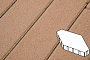 Плитка тротуарная Готика Profi, Зарядье без фаски, оранжевый, частичный прокрас, б/ц, 600*400*100 мм