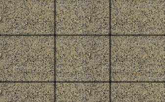 Плитка тротуарная Квадрум Б.7.К.8 Гранит+ желтый с черным 600*600*80 мм