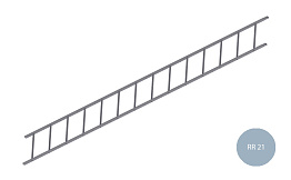 Модульная лестница Orima, 4,2 м, светло-серый
