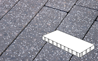 Плитка тротуарная Готика, City Granite FINERRO, Плита, Ильменит, 1000*500*80 мм