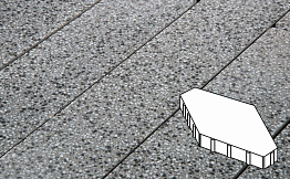 Плитка тротуарная Готика, City Granite FINO, Зарядье, Белла Уайт, 600*400*100 мм