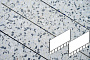 Плитка тротуарная Готика, Granite FINO, Плита AI, Грис Парга, 700*500*80 мм