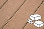 Плитка тротуарная Готика Profi, Классика, оранжевый, полный прокрас, б/ц, толщина 60 мм, комплект 3 шт