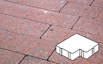 Плитка тротуарная Готика, Granite FINO, Калипсо, Травертин, 200*200*60 мм