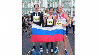 Сборная «SLAVDOM RUSSIA» приняла участие в XXVI Международном марафоне «ЭРГО Белые  ночи»