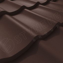 Металлочерепица Stynergy СМ Классик Rooftop Бархат RAL 8017