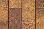 Плитка тротуарная Прямоугольник (Ла-Линия) Б.5.П.8 Листопад гладкий Осень 600*300*80 мм
