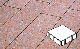 Плита тротуарная Готика Granite FINERRO, квадрат, Травертин 150*150*80 мм