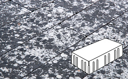 Плитка тротуарная Готика, City Granite FINO, Скада без фаски, Диорит, 225*150*100 мм