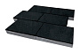 Плитка тротуарная SteinRus Парк Плейс Б.3.П.8, гладкая, черный, 600*300*80 мм