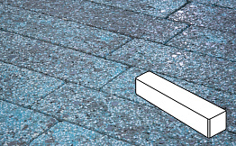 Плитка тротуарная Готика Granite FINERRO, ригель, Азул Бахия 360*80*80 мм