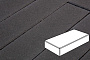 Плитка тротуарная Готика Profi, Картано Гранде, черный, частичный прокрас, с/ц, 300*200*80 мм