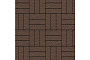 Плитка тротуарная SteinRus Паркет Б.2.П.6, Old-age, коричневый, 210*70*60 мм