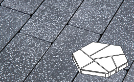 Плитка тротуарная Готика, City Granite FINO, Полигональ, Суховязкий, 893*780*80 мм
