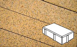 Плитка тротуарная Готика, Granite FINERRO, Брусчатка Б.2.П.6, Жельтау, 200*100*60 мм