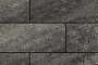 Плитка тротуарная Прямоугольник (Ла-Линия) В.5.П.10 Листопад гранит Антрацит 600*300*100 мм