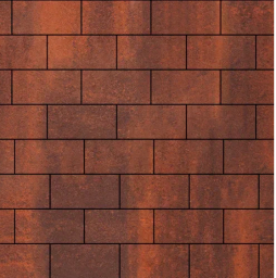 Плитка тротуарная SteinRus Прямоугольник Б.6.П.6 гладкая, ColorMix Брук, 200*100*60 мм