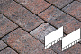 Плитка тротуарная Готика Natur FERRO, Плита AI, Альпин, 1057/705*500*80 мм