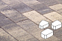 Плитка тротуарная Готика Natur, Веер, Танго, комплект 3 шт, толщина 60 мм