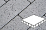 Плитка тротуарная Готика, City Granite FERRO, Квадрат, Белла Уайт, 400*400*100 мм