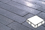 Плитка тротуарная Готика, Granite FINO, Квадрат, Амфиболит, 150*150*80 мм