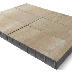 Плитка тротуарная BRAER Сити Color Mix Плато, 600*300*80 мм